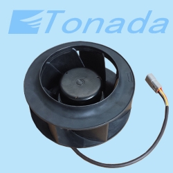 Tonada EC centrifugal fan with backward-curved blades, 12V 220MM